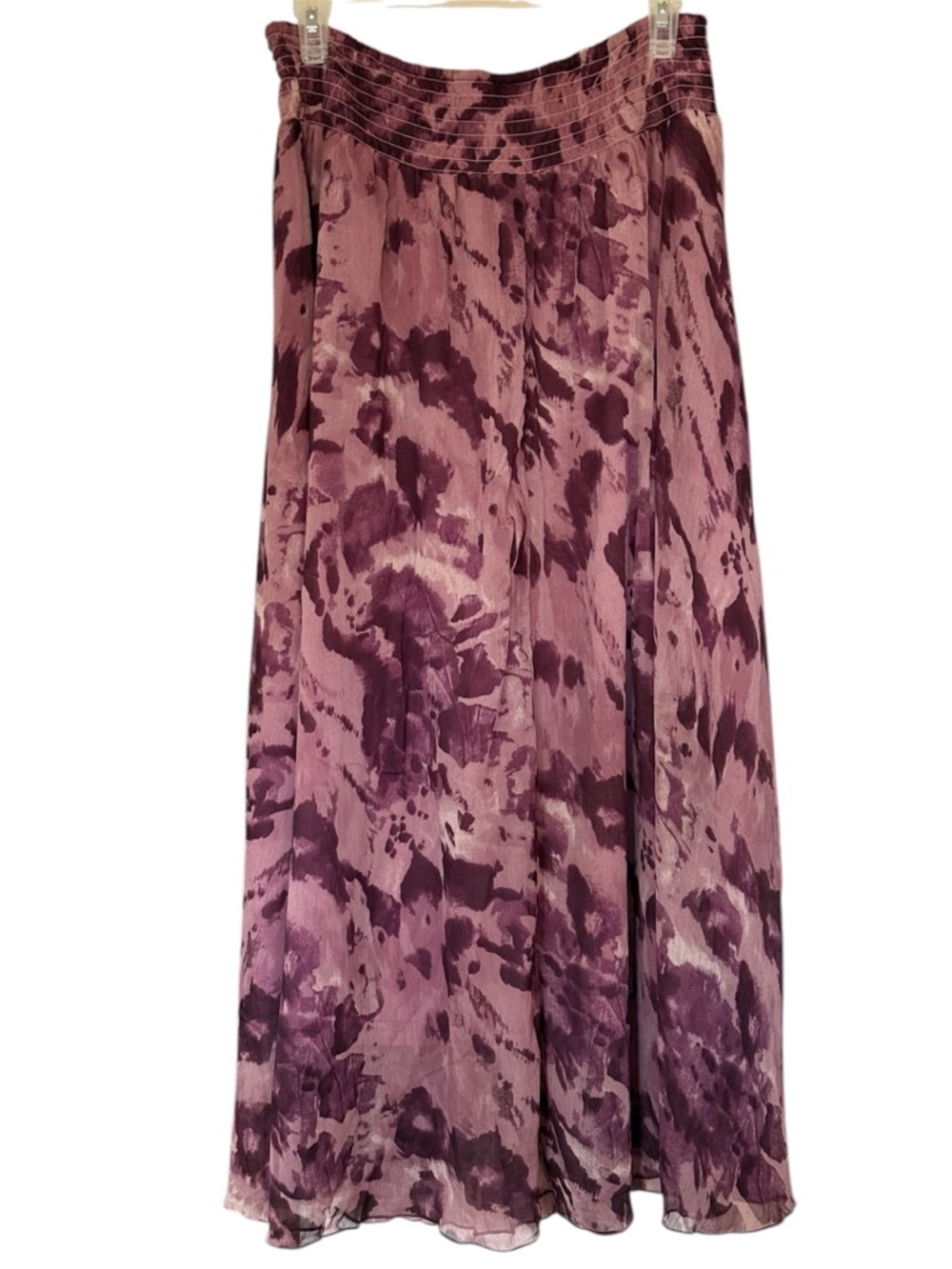 Vintage Women’s Purple Tie-Dye Maxi Skirt Size Medium from Witch’s Estate Sale